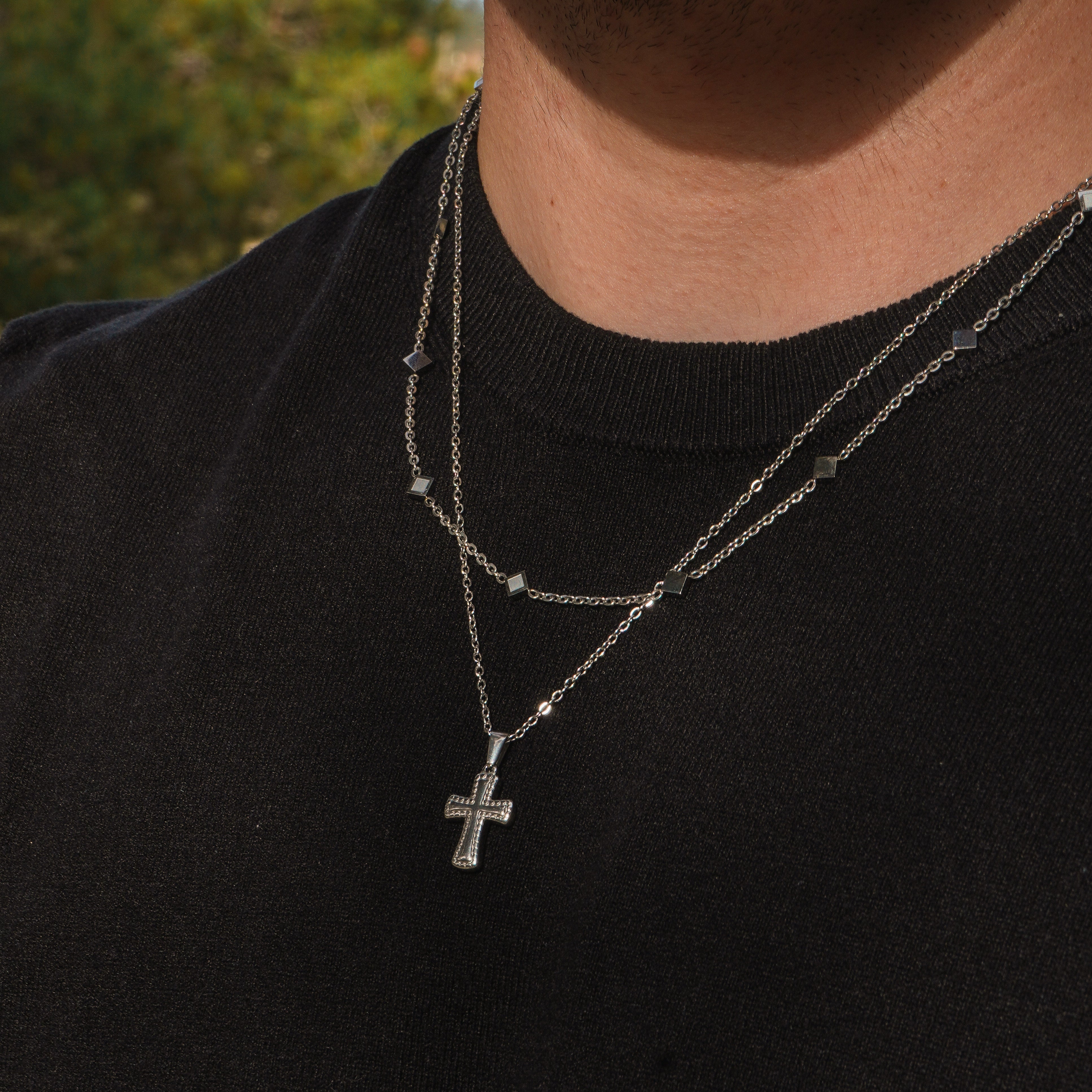MAYAN SILVER NECKLACE