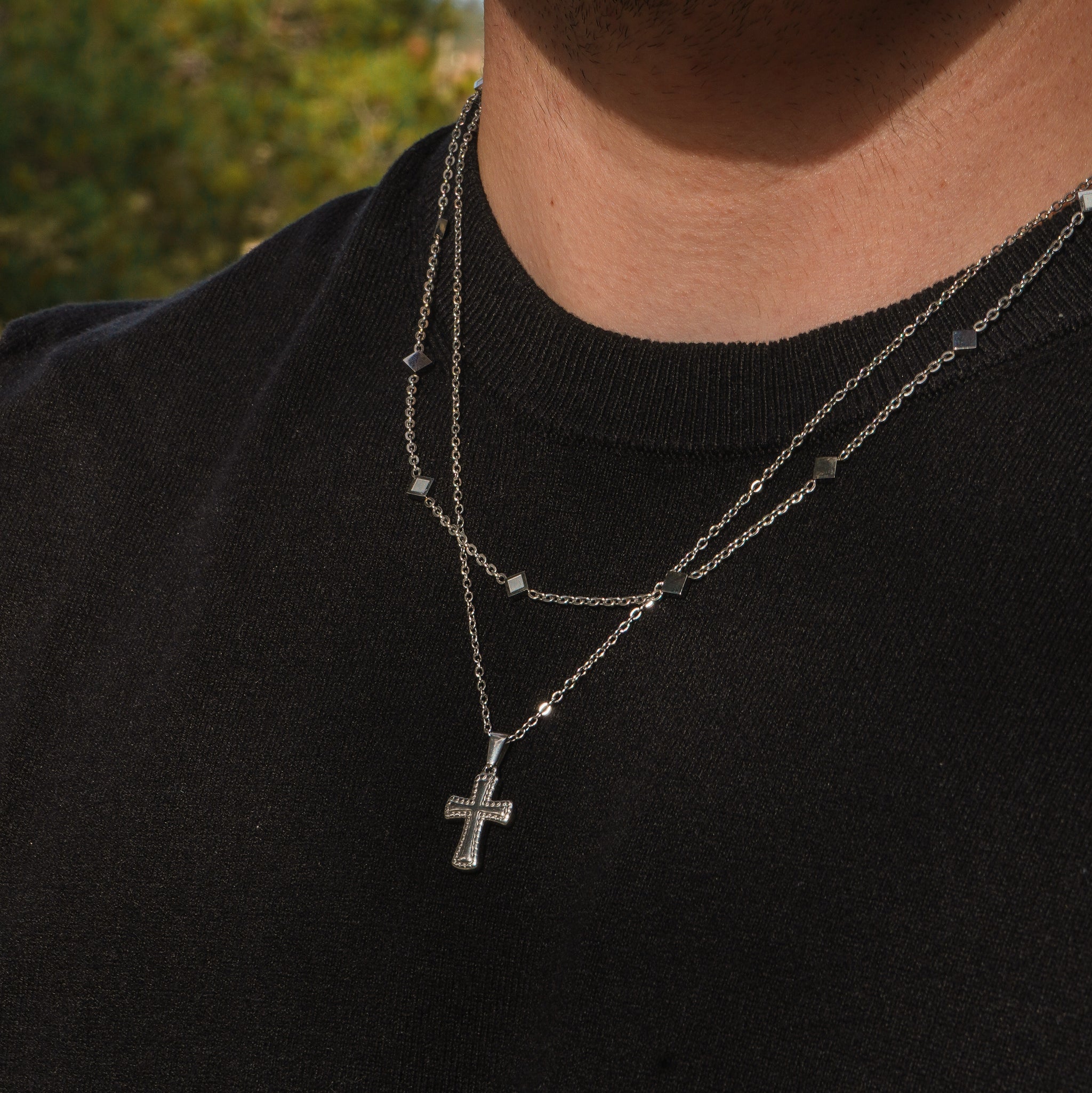 MAYAN SILVER NECKLACE