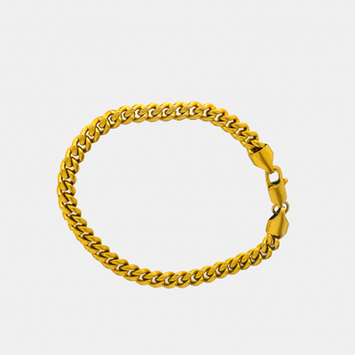 CUBAN BRACELET 4mm (ORO)