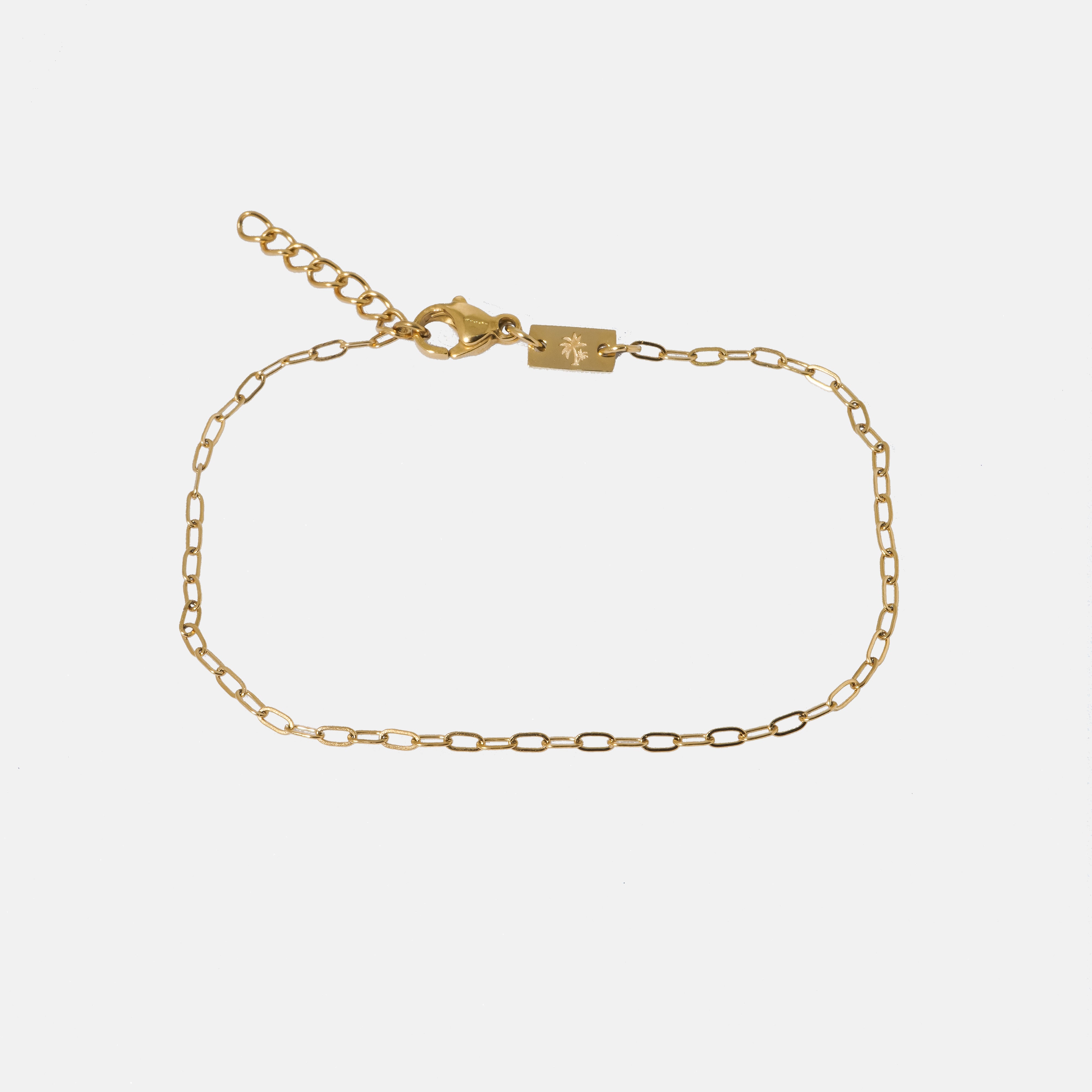 PAPERCLIP GOLD BRACELET