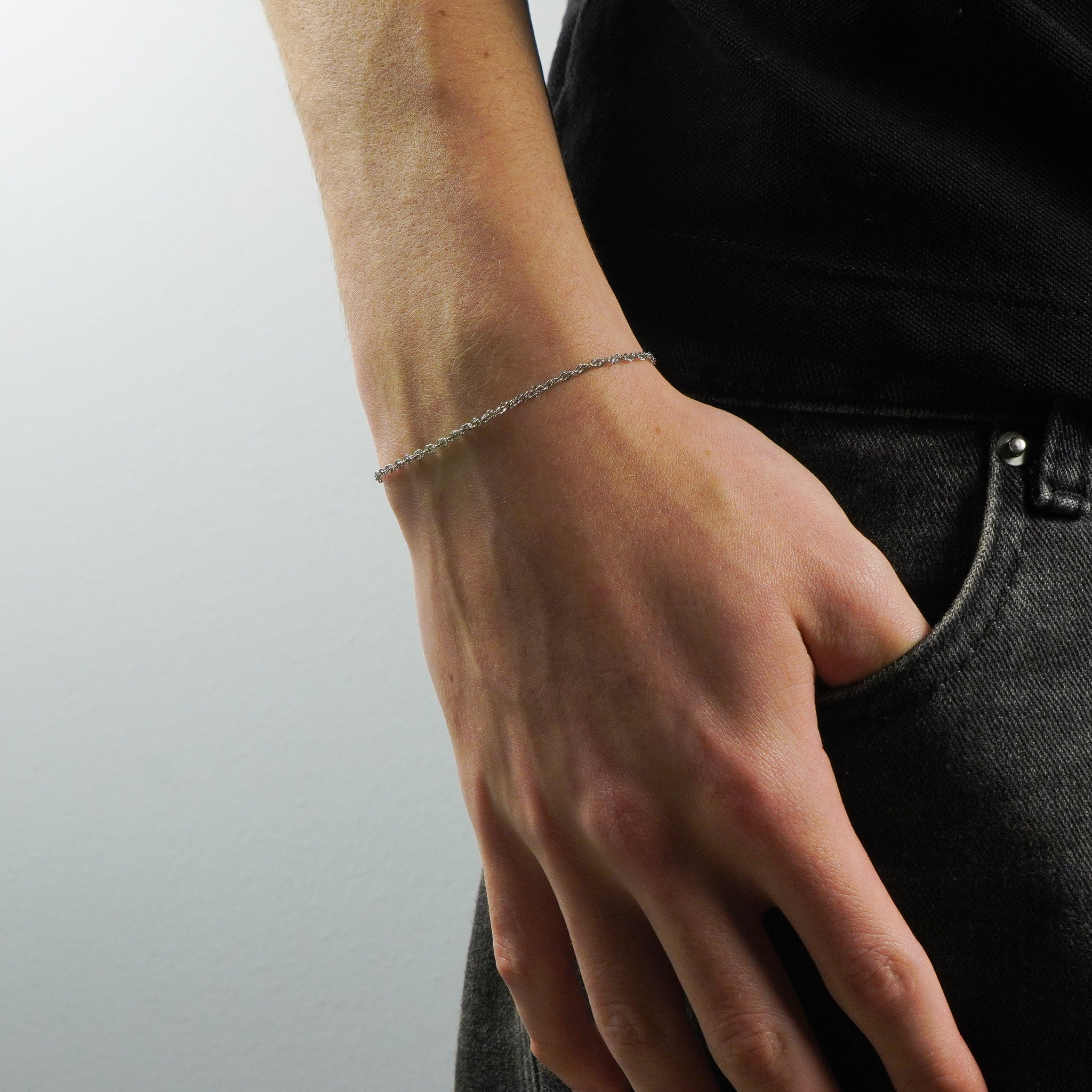 ADN SILVER BRACELET