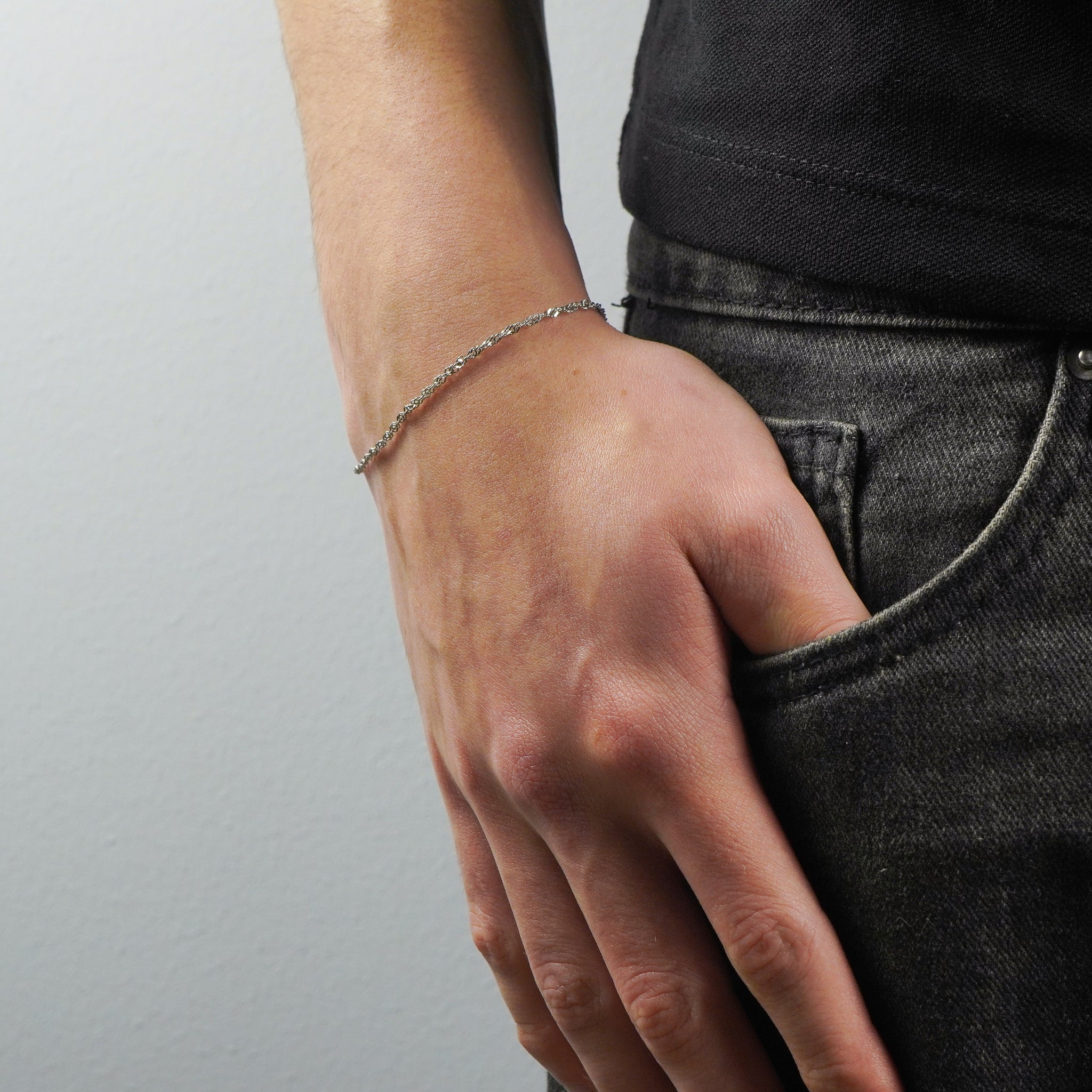 ADN SILVER BRACELET