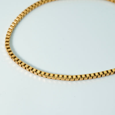 BOX BRACELET  2mm (ORO)