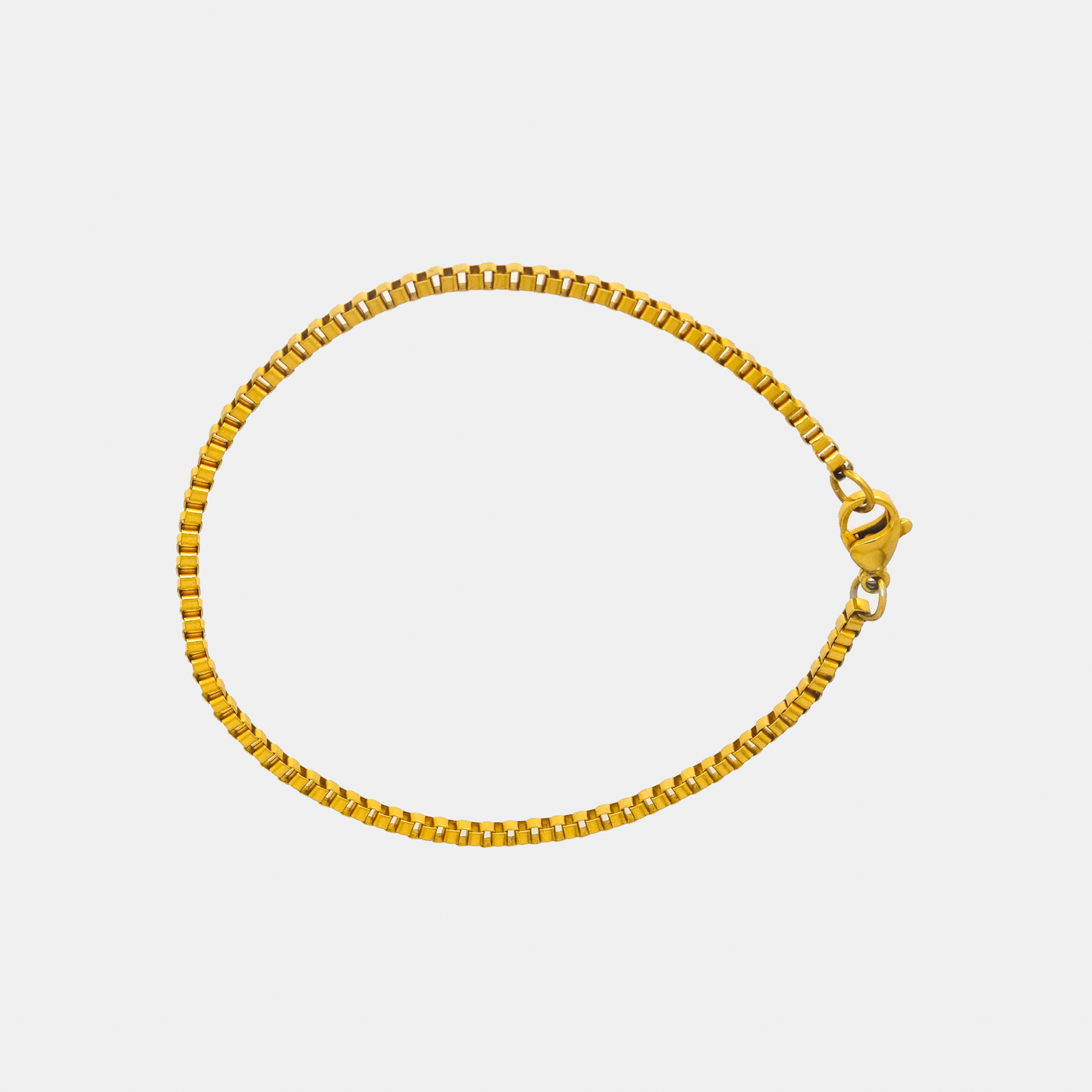 BOX BRACELET  2mm (ORO)