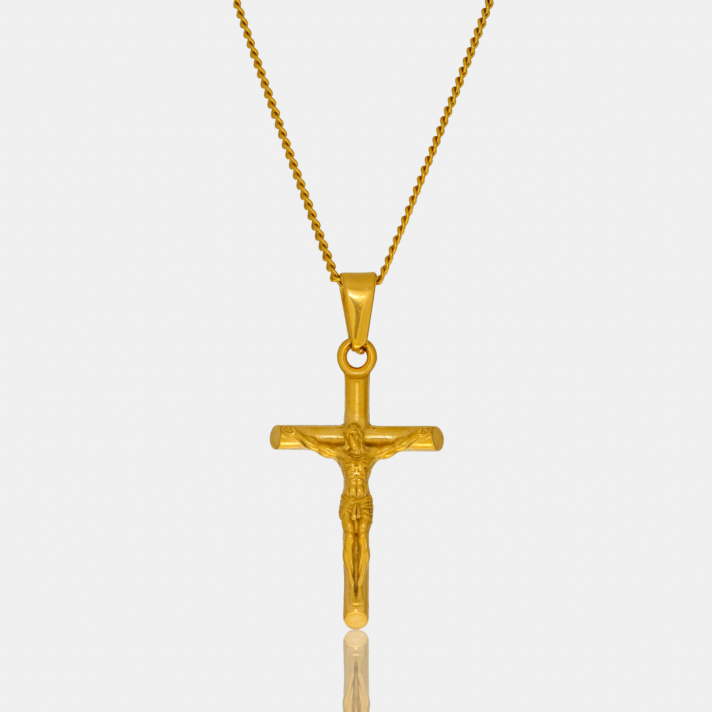 CRUCIFIX NECKLACE (ORO)