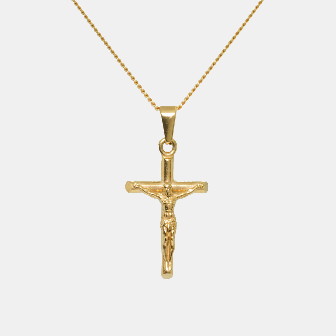 CRUCIFIX NECKLACE (ORO)