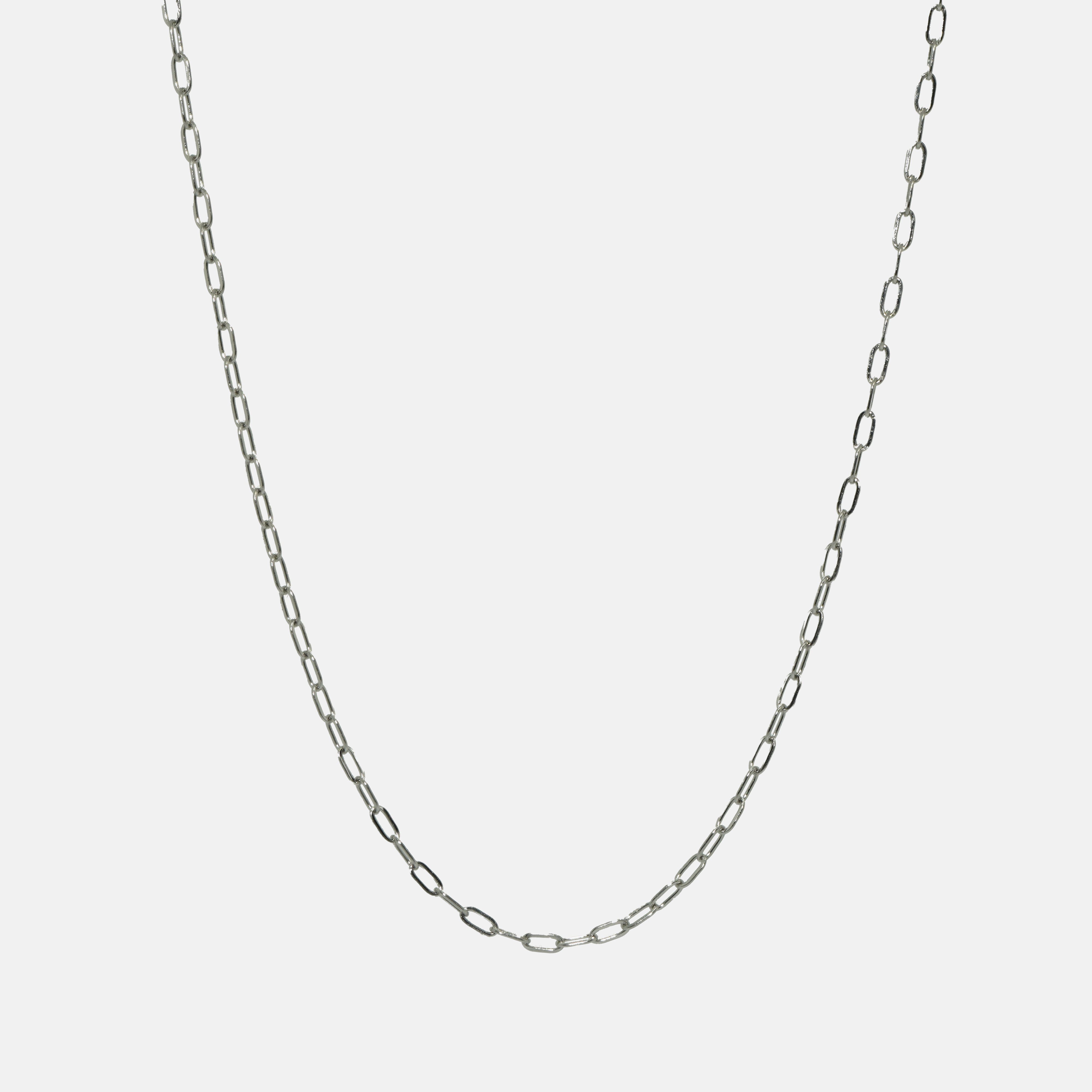 PAPERCLIP SILVER CHAIN