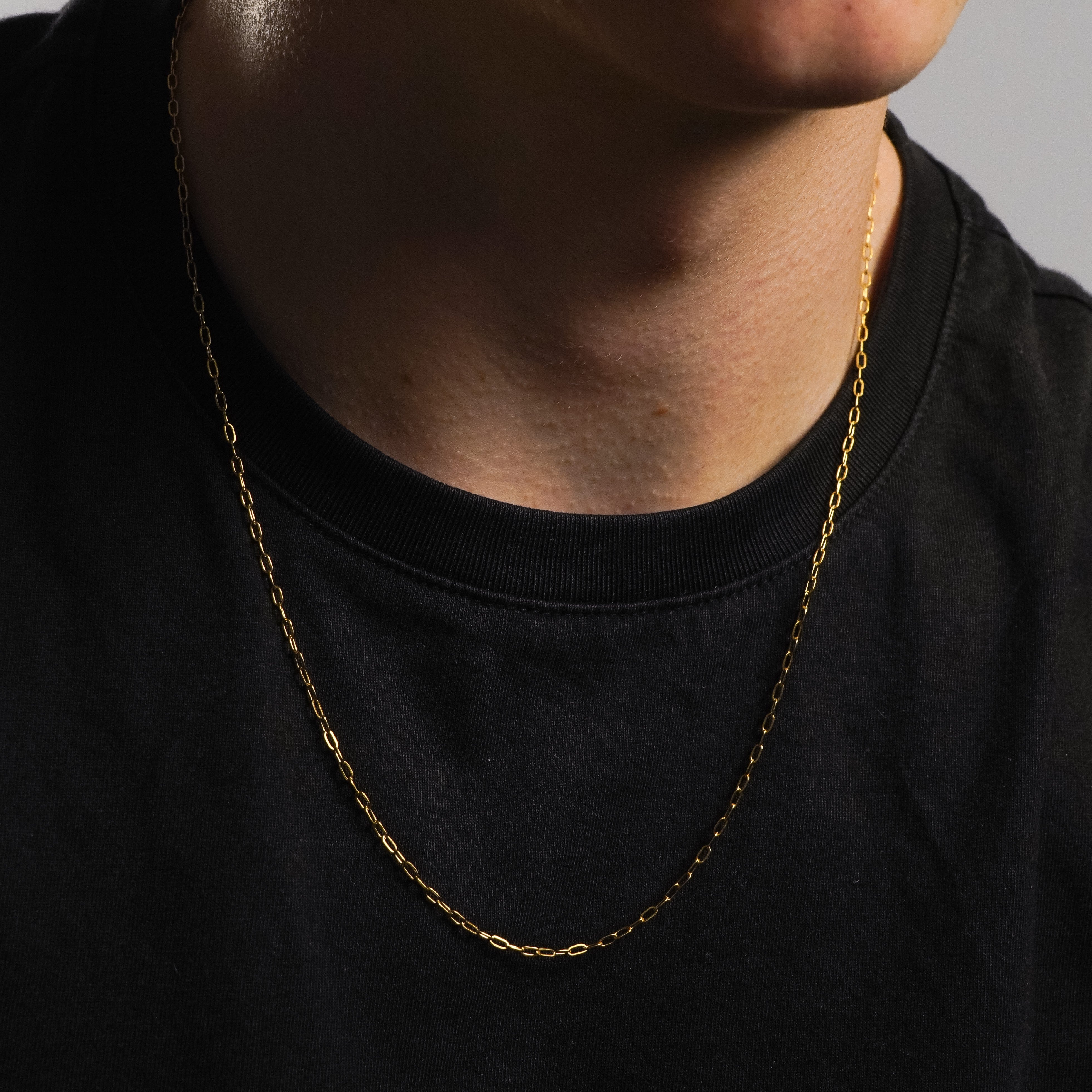 PAPERCLIP GOLD CHAIN