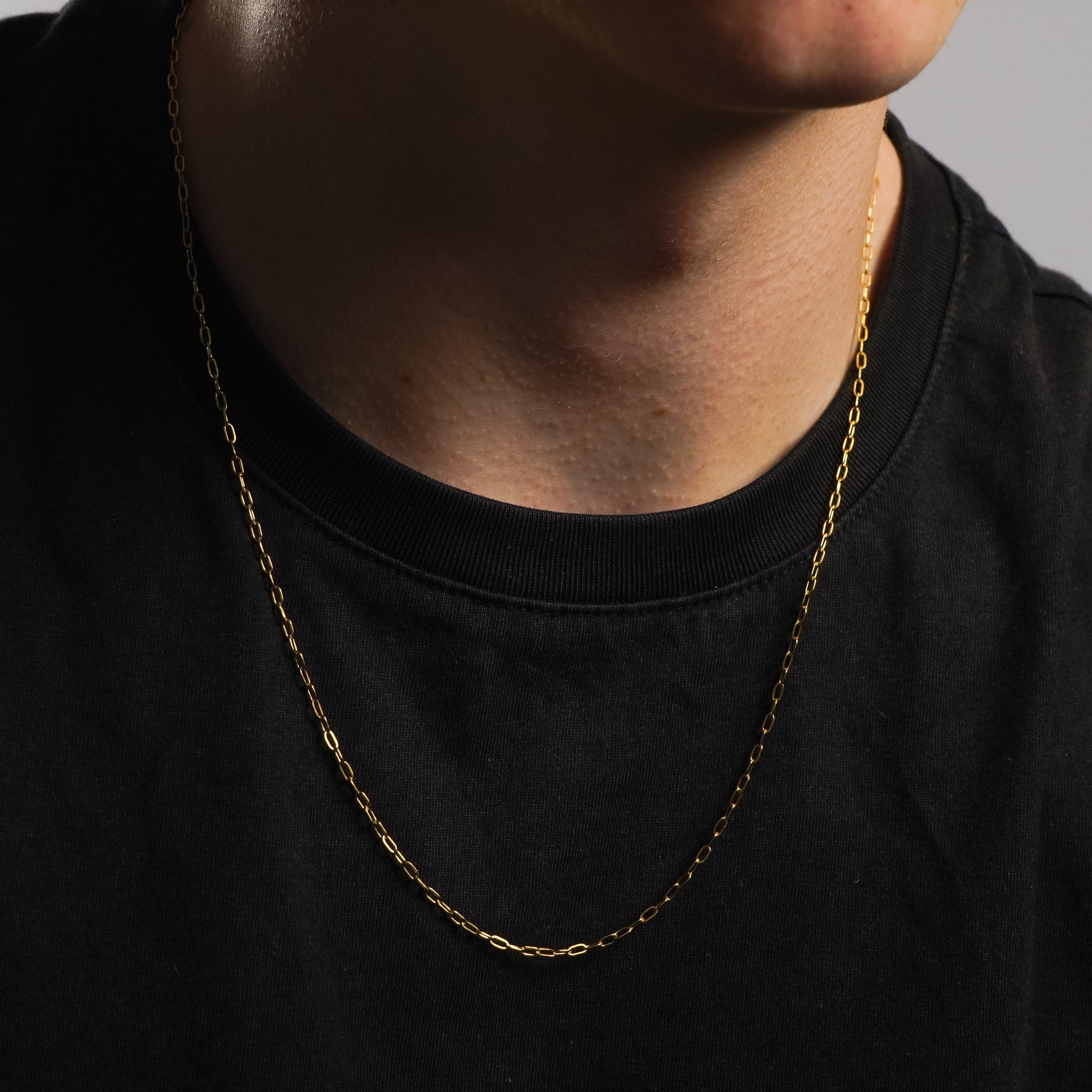 PAPERCLIP GOLD CHAIN
