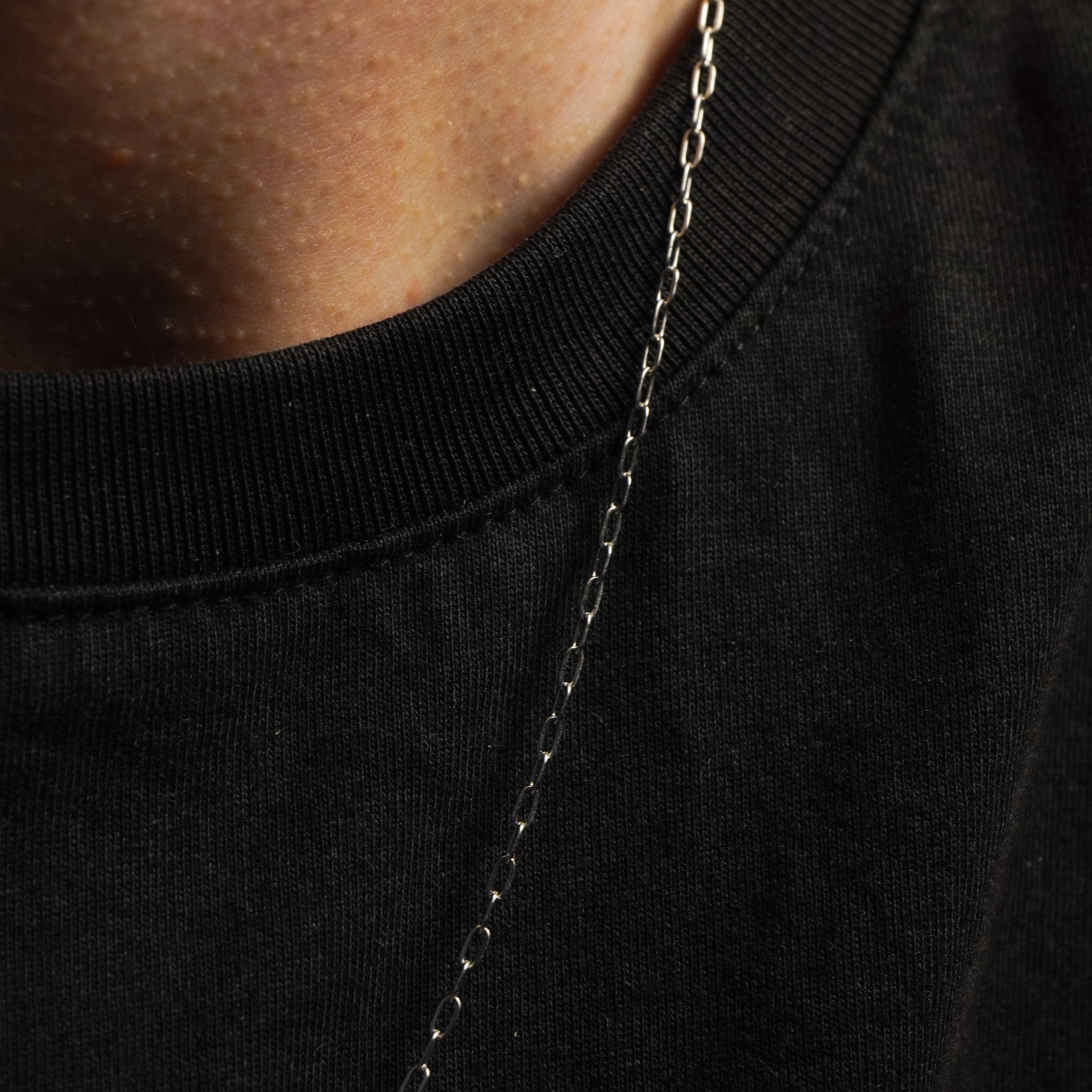 PAPERCLIP SILVER CHAIN
